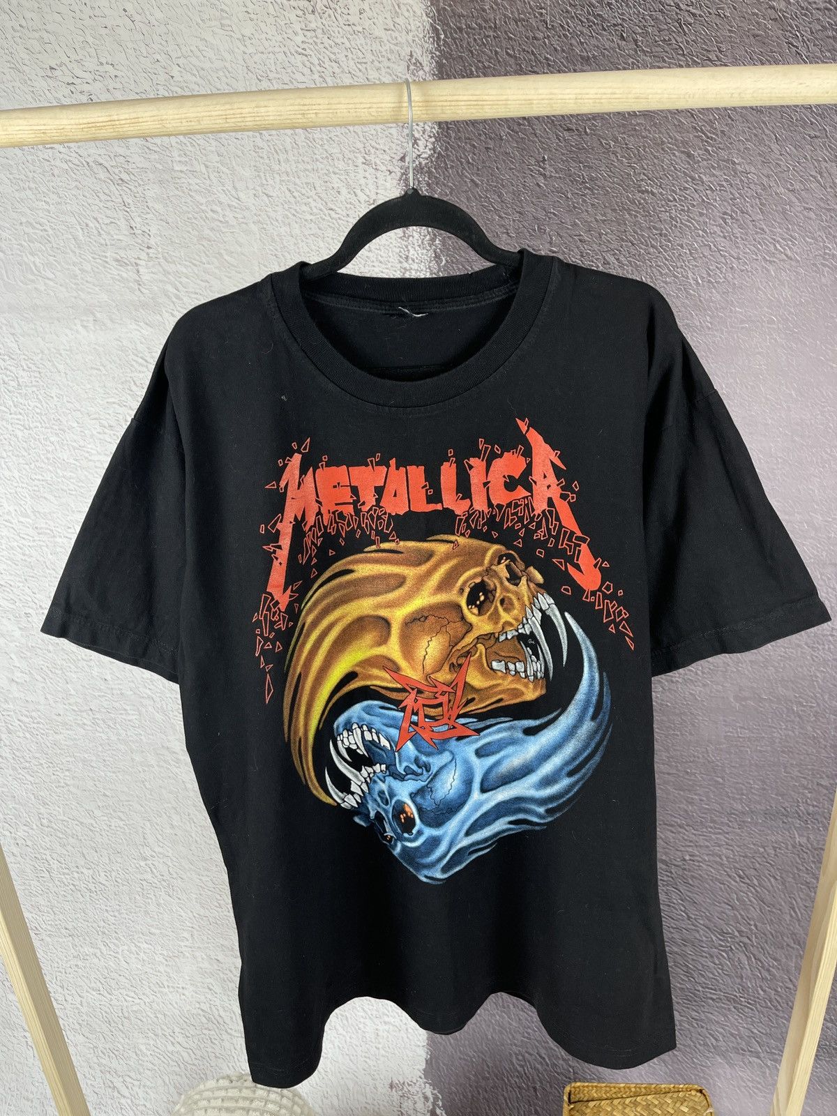 Band Tees Metallica vintage y2k double sided yin yang skulls band tee Size US XL / EU 56 / 4 - 3 Thumbnail