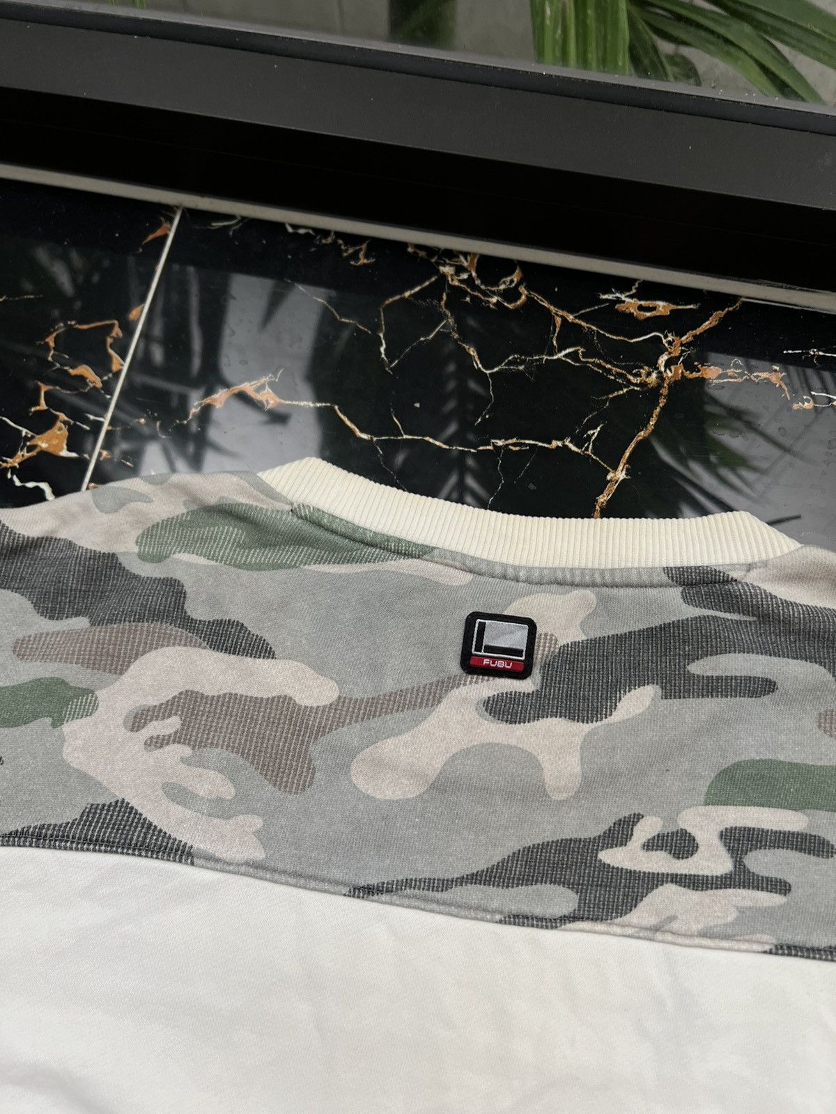Fubu × Vintage 90’s FUBU RARE CAMO 5 RETRO CREWNECK Y2K Size US XL / EU 56 / 4 - 8 Thumbnail