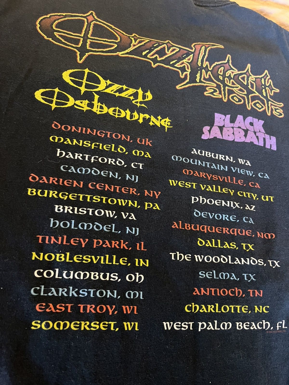 Other Vintage Ozzfest 2005 Tour T-Shirt Size M Size US M / EU 48-50 / 2 - 5 Thumbnail