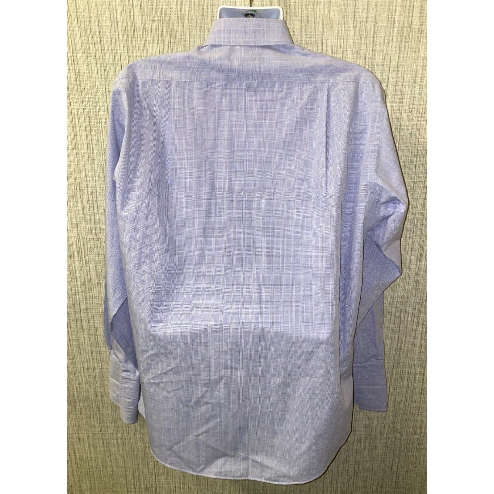 Brooks Brothers Brooks Brothers 346 Mens Blue Non Iron Long Sleeve Dress Shirt Size 16 Checks 100% Cotton Regular Size 42R - 5 Thumbnail