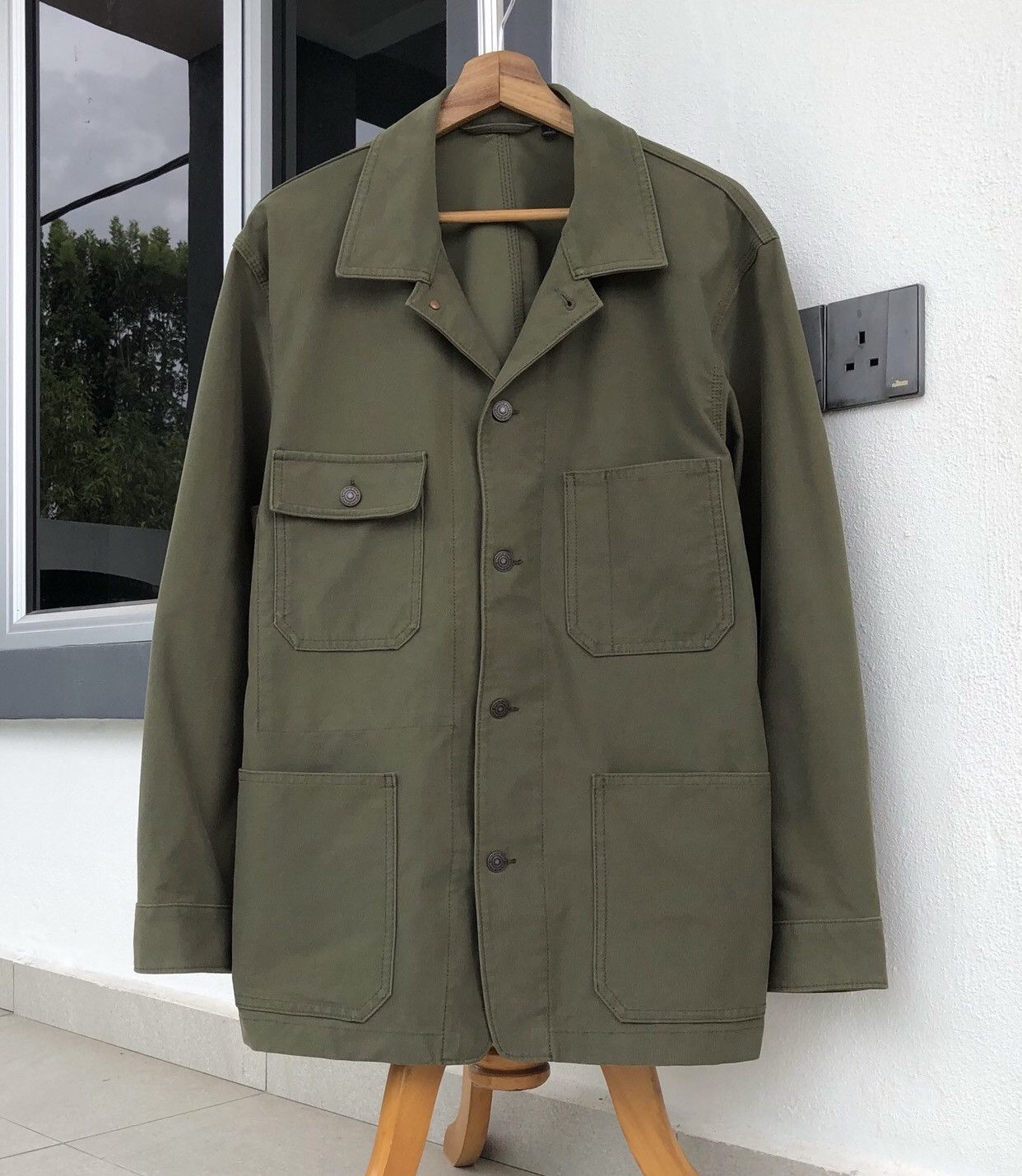 Uniqlo Uniqlo Men’s Ultility Olive Green Jacket Size US L / EU 52-54 / 3 - 1 Thumbnail