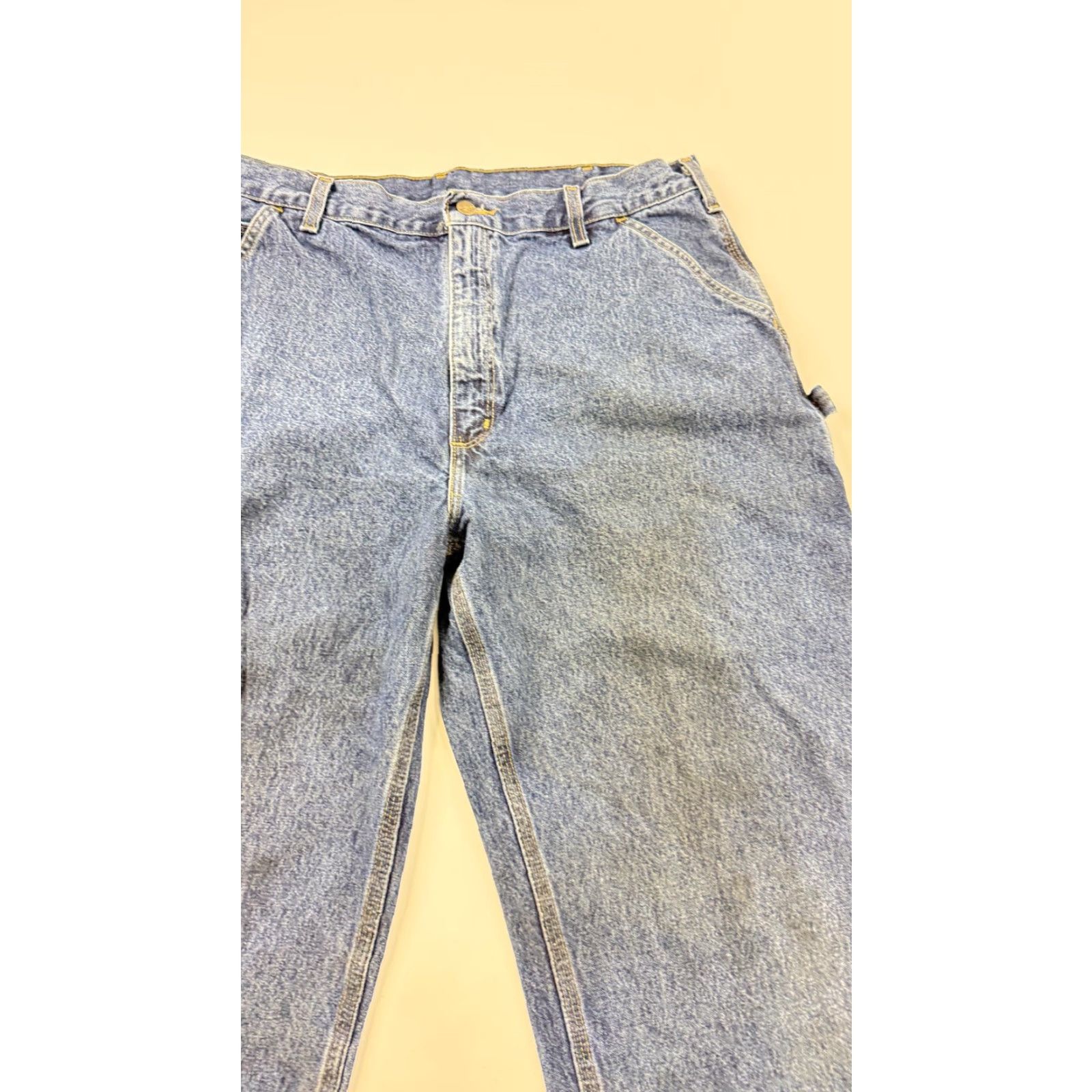 Carhartt Carhartt Jeans Mens 38x34 Blue B13 Original Dungaree Fit Carpenter Denim Pants Size US 38 / EU 54 - 5 Thumbnail