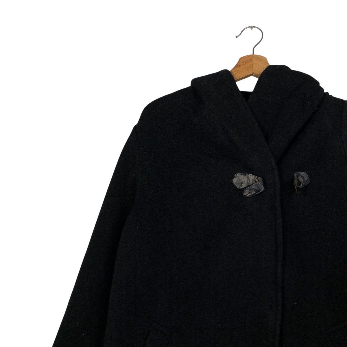 Japanese Brand 📌Vintage Wool Jacket Rich Black Keith Issey Miyake Size US M / EU 48-50 / 2 - 8 Thumbnail