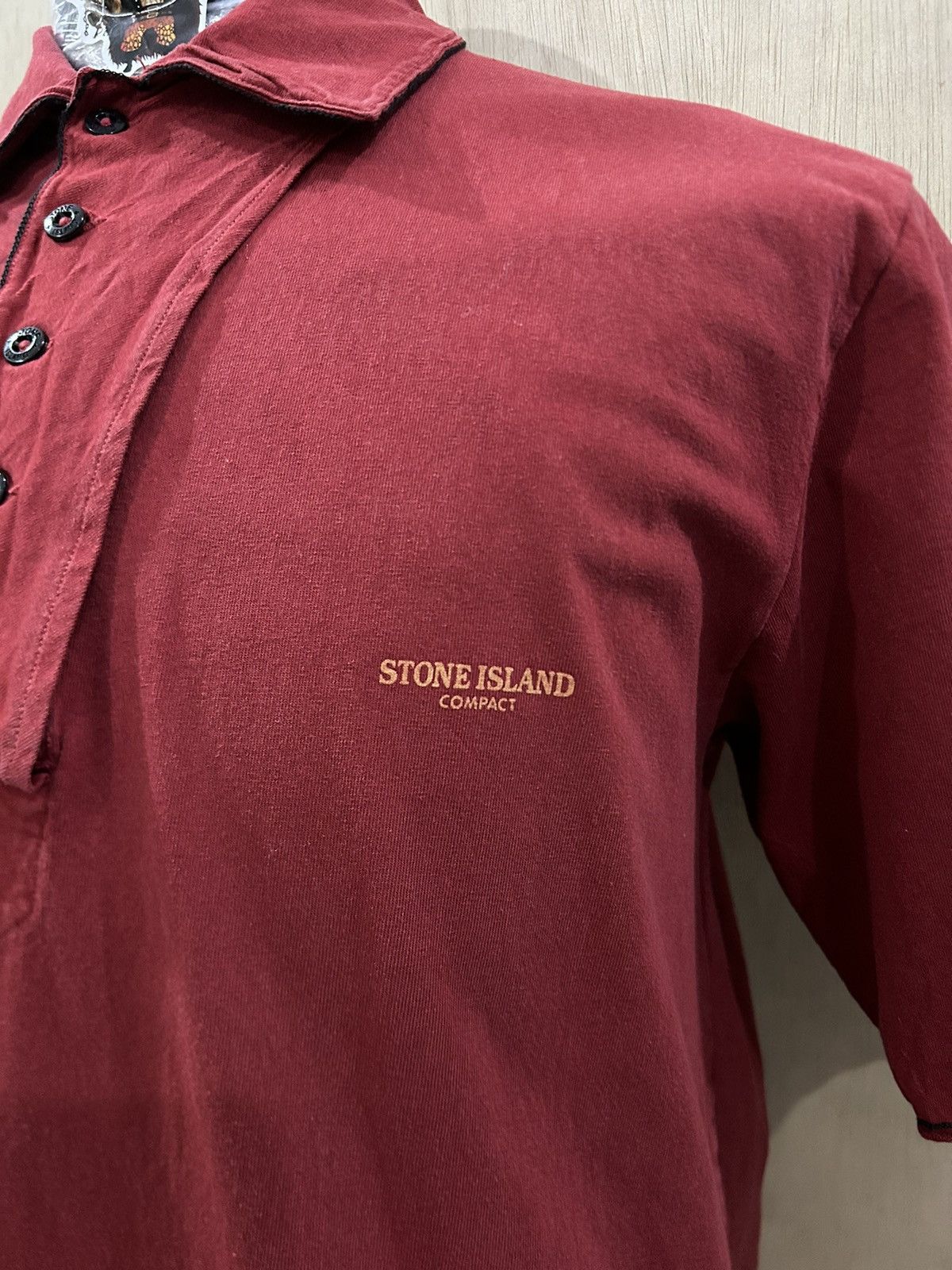 Stone Island Vintage Stone Island Compact Polos Size US M / EU 48-50 / 2 - 2 Thumbnail
