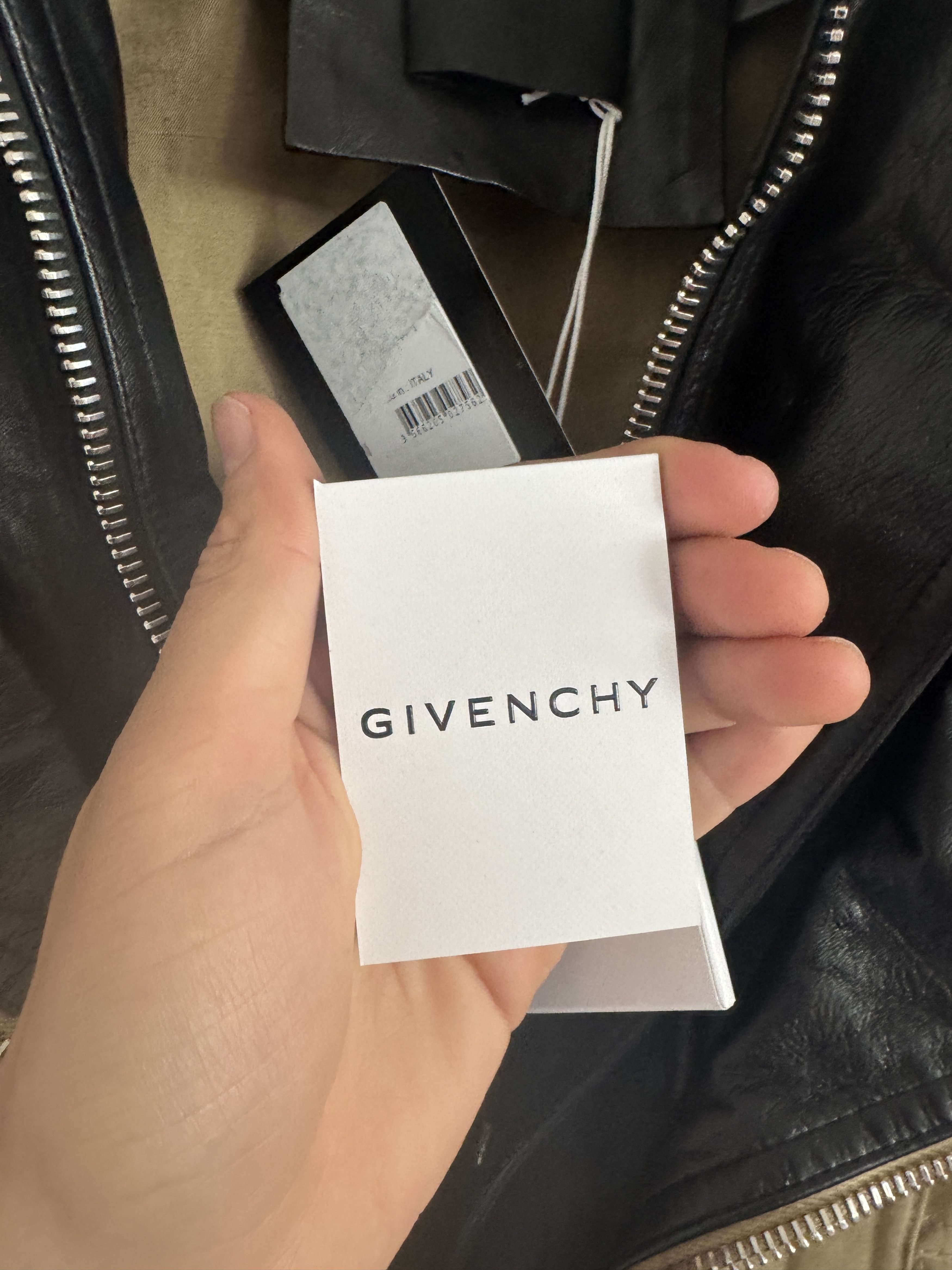 Givenchy Pre-Fall 2021 Campaign Sample Hybrid Leather Jacket Size US M / EU 48-50 / 2 - 20 Thumbnail
