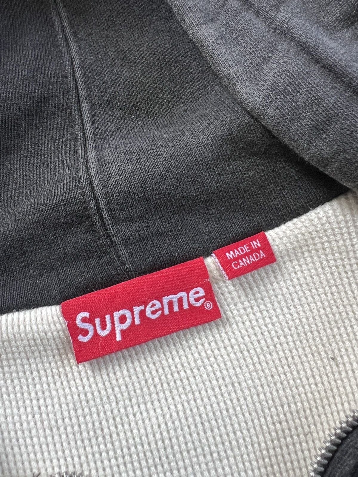 Supreme Supreme Heavyweight Thermal Zipper Sun Faded Hoodie Size US XL / EU 56 / 4 - 11 Thumbnail