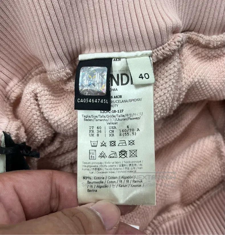 Fendi Fendi Pink Side Monogram Logo Sports Trousers Size 26" / US 2 / IT 38 - 3 Thumbnail