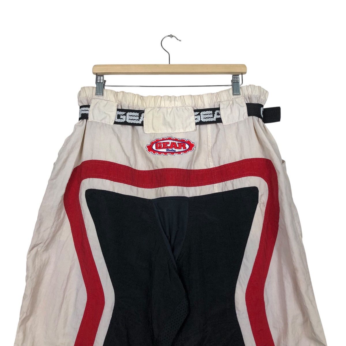 Japanese Brand 📌Vintage Biker Motor Cross Pants Full Factory Gear Big Logo Size US 34 / EU 50 - 10 Thumbnail