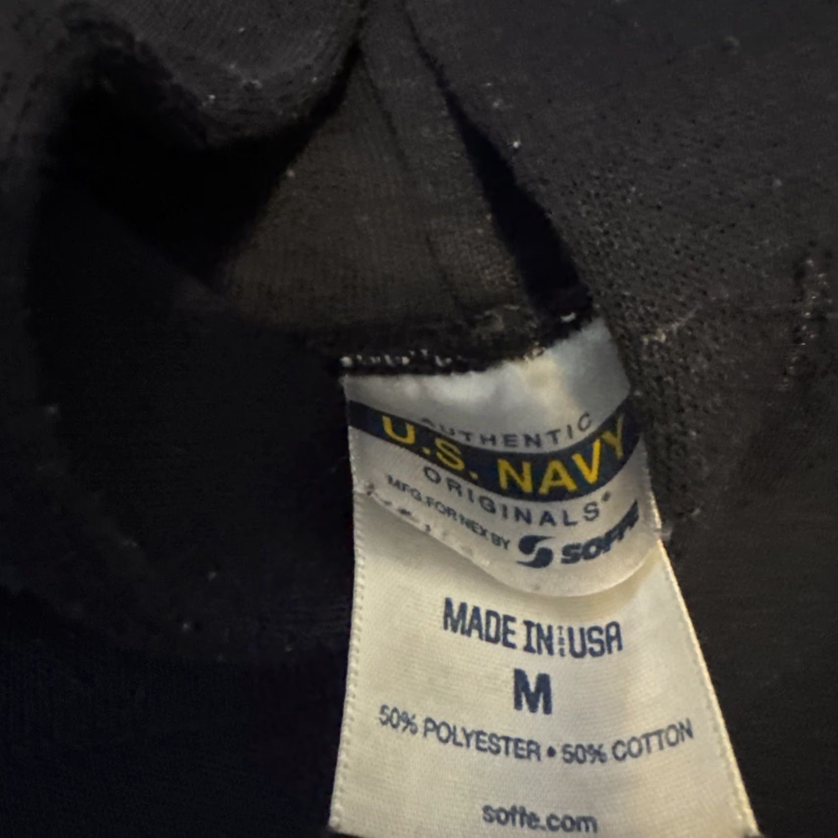 Vintage VINTAGE U.S. Navy Military Blue Hoodie Sweatshirt M Men USA Made 3M Size US M / EU 48-50 / 2 - 6 Thumbnail