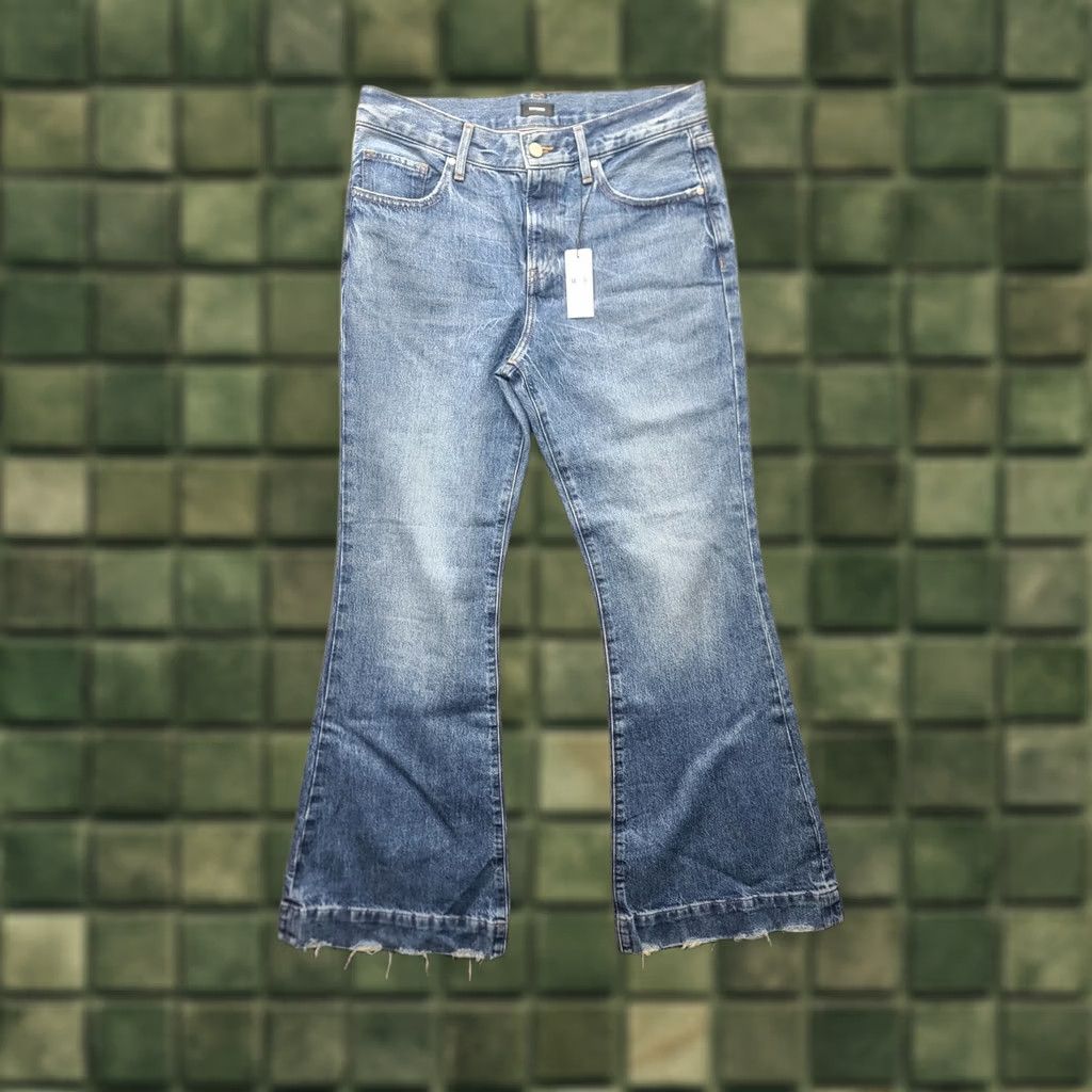 Express VINTAGE EXPRESS Jeans Womens 6x32 70S Flare Regular Fit Mid Rise Festival Distressed Size 28" / US 6 / IT 42 - 1 Thumbnail