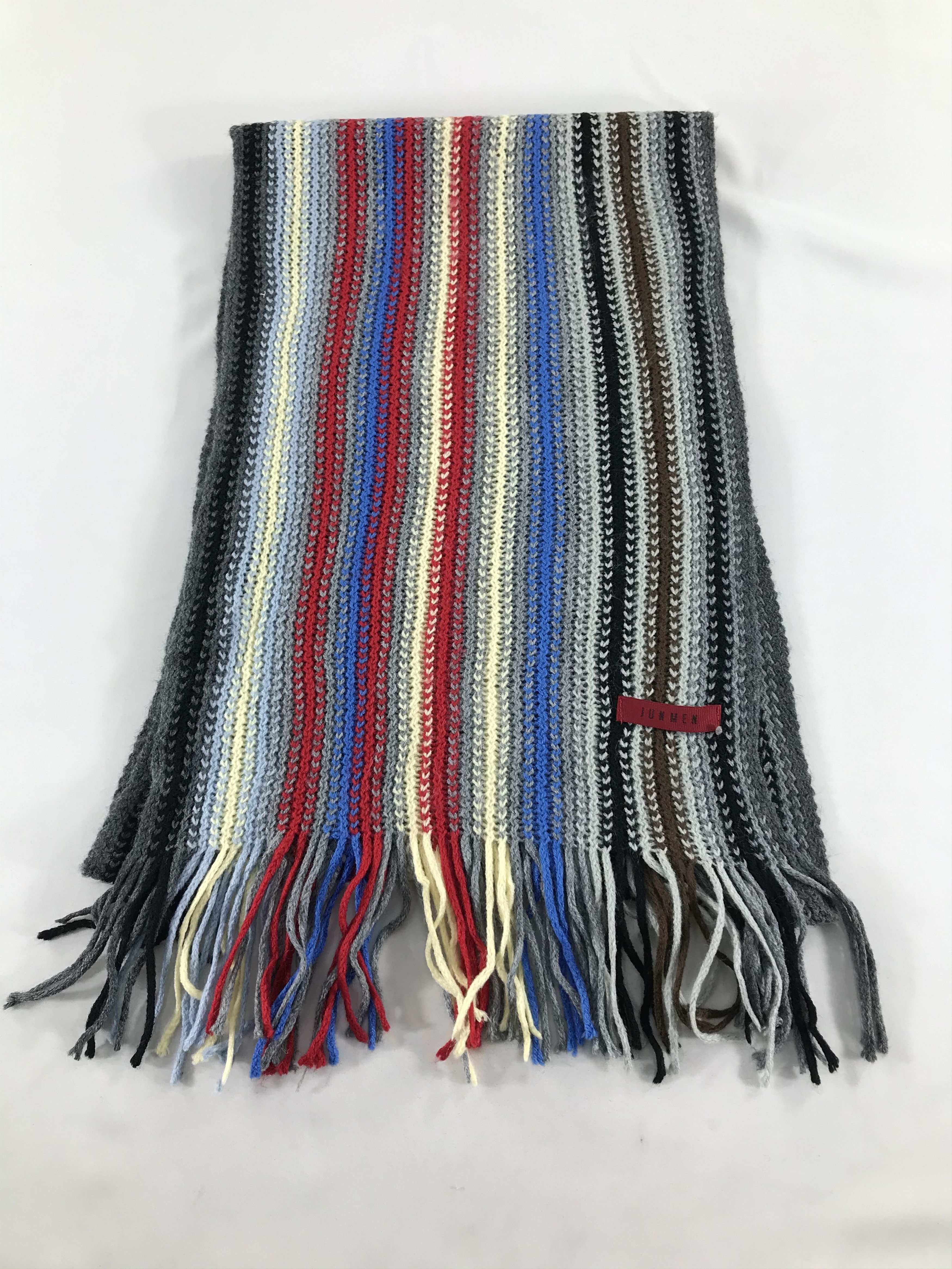 Mr. Junko Jun Men Knit Wool Scarf Muffler V312 Size ONE SIZE - 2 Thumbnail