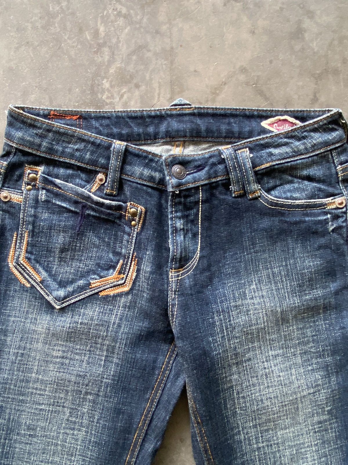 Hysteric Glamour × Japanese Brand Flare Jeans Japanese Camel Road Boot Cut Size 28" / US 6 / IT 42 - 14 Thumbnail