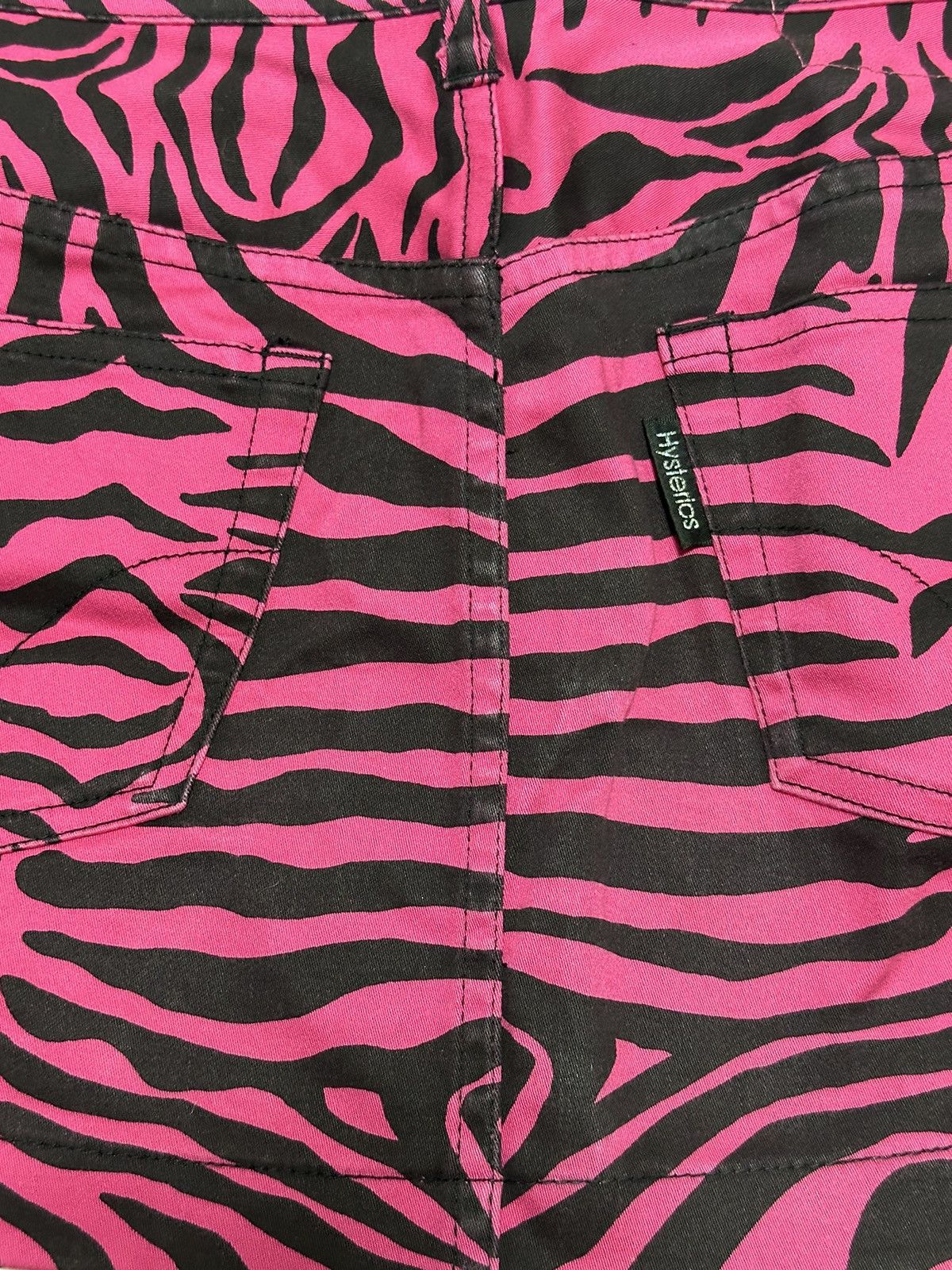 Hysteric Glamour HYSTERICS Zebra Print Mini Skirt Size 24" / US 00 / IT 34 - 4 Thumbnail