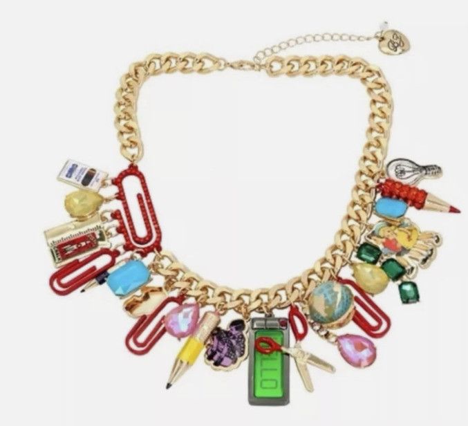 Betsey Johnson Betsey Johnson Back To School Supplies Chain Necklace Size ONE SIZE - 1 Thumbnail