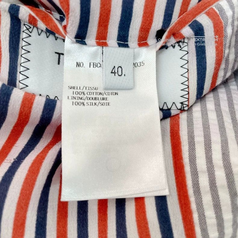 Thom Browne Thom Browne Gray Striped Blazer Size 40 3 Size 40R - 8 Thumbnail