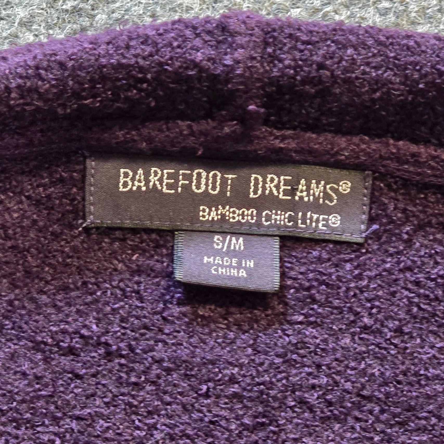 Vintage Barefoot Dreams Sweater Cardigan Womens Size M Purple Open Pockets Casual Lite Knit Winter Fall Spring Regular Size M / US 6-8 / IT 42-44 - 4 Thumbnail