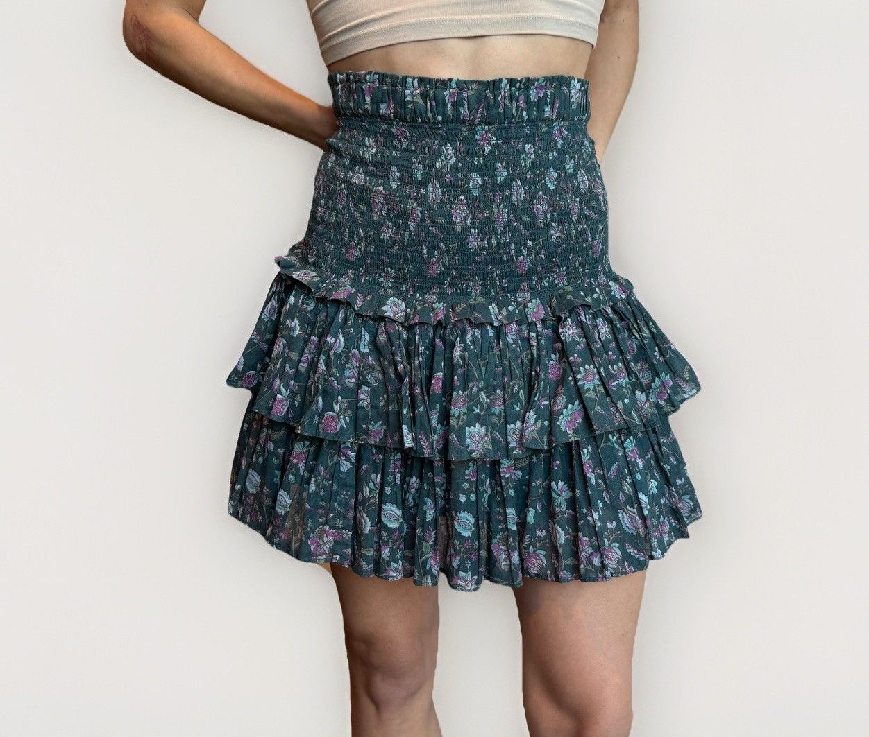 Isabel Marant Etoile Isabel Marant Etoile Naomi Floral Mini Skirt Size 42 Size 26" / US 2 / IT 38 - 1 Thumbnail