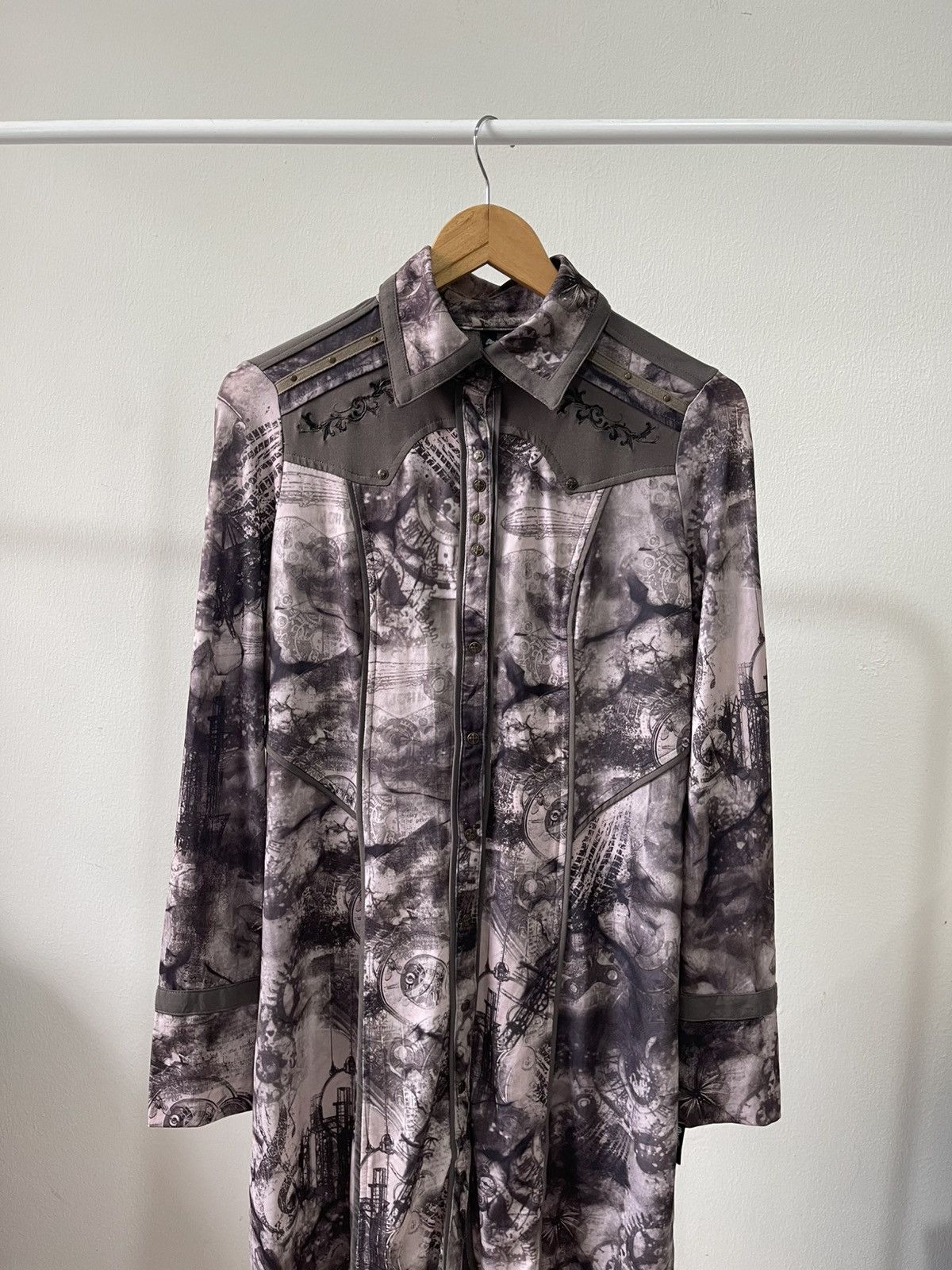 If Six Was Nine Ozz On Gothic Fullprint Dress Size S / US 4 / IT 40 - 1 Thumbnail