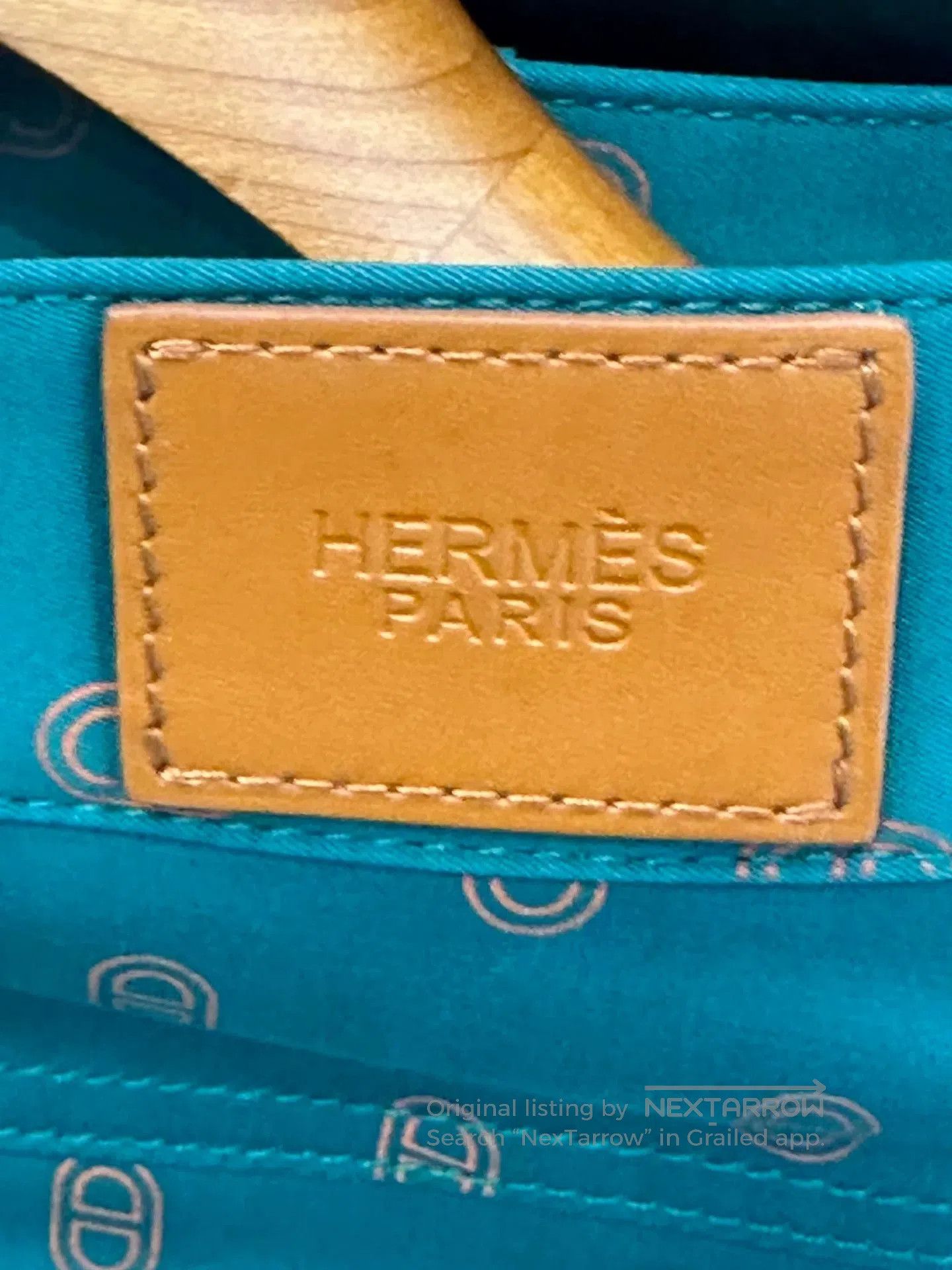 Hermes Hermes Green Denim Mini Skirt. Size US 36 / EU 52 - 3 Thumbnail