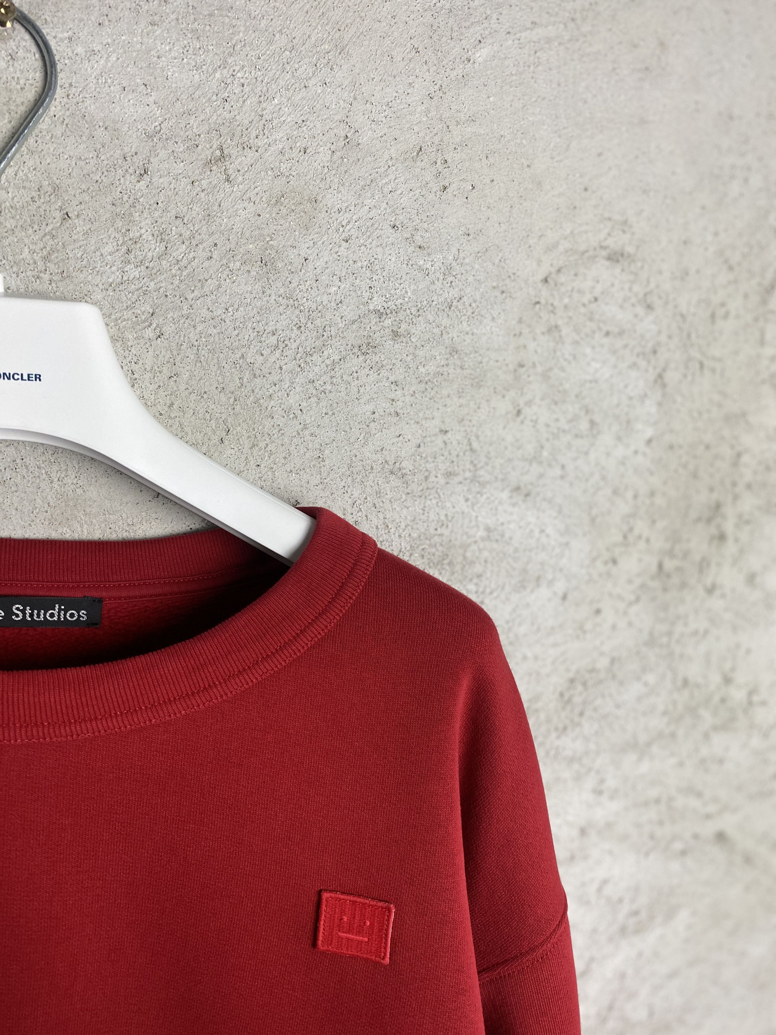 Acne Studios Acne Studios Fairview Face small logo crewneck sweatshirt Size US M / EU 48-50 / 2 - 2 Thumbnail