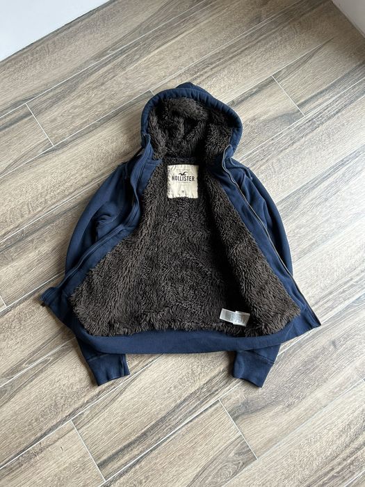 Hollister mens sherpa discount hoodie