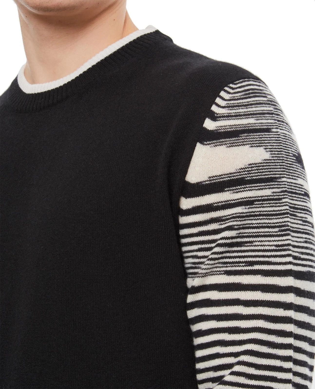 Missoni o1y0225 Crewneck Cashmere Blend Sweater in Multicolor Size US L / EU 52-54 / 3 - 2 Thumbnail