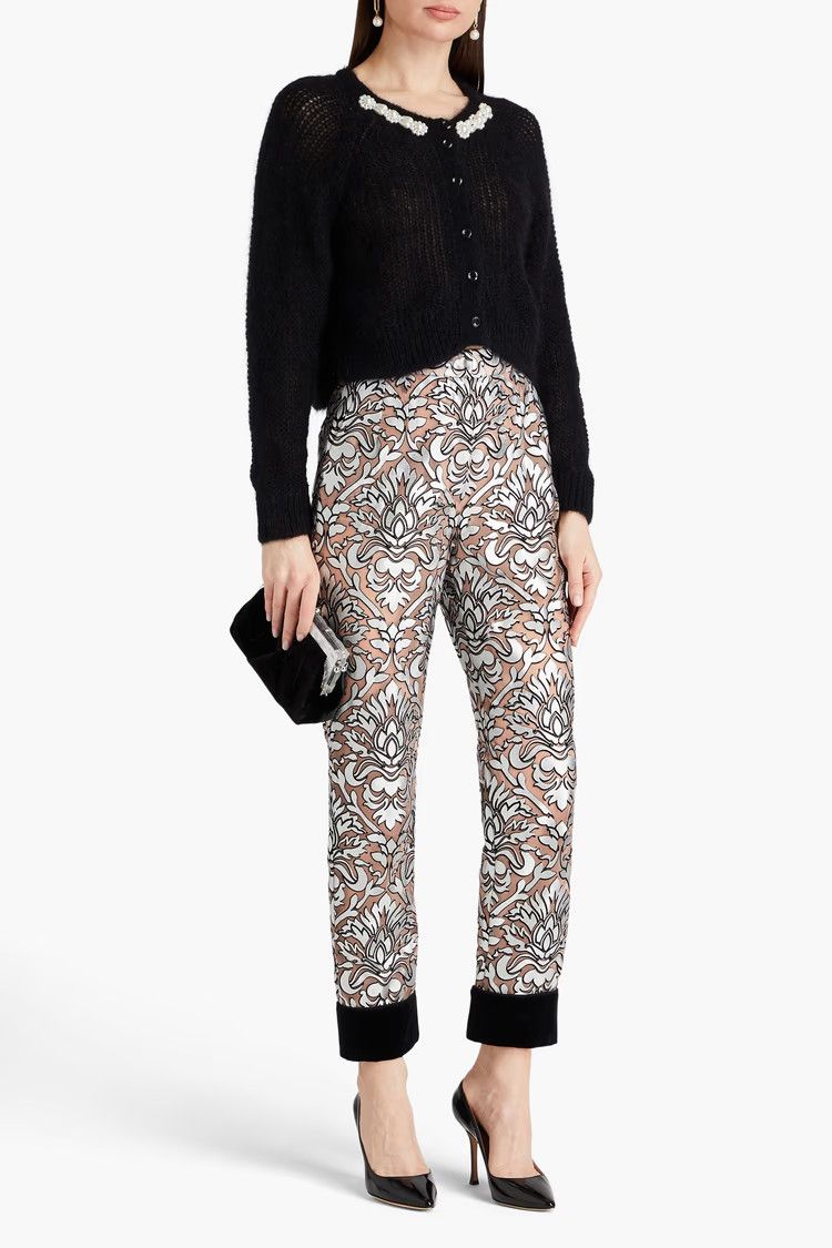 Dolce & Gabbana o1y0925 Sweatpant in Silver Size 26" / US 2 / IT 38 - 2 Thumbnail