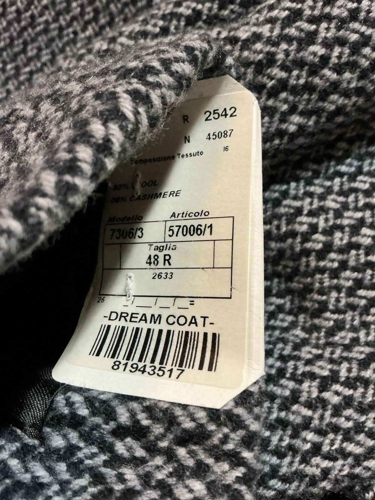 Luigi Bianchi Luigi Bianchi Mantova Sartoria Wool Cashmere Dream Coat Size US S / EU 44-46 / 1 - 9 Thumbnail
