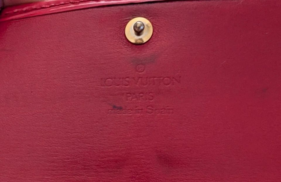 Louis Vuitton LOUIS VUITTON Sarah Long Wallet Epi Leather Red CA0975 Size ONE SIZE - 4 Thumbnail