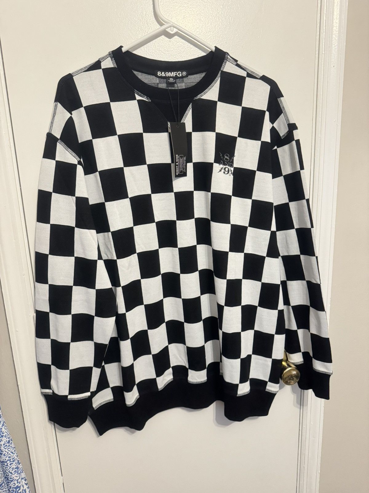 Other 8&9 MFG Checks Crewneck Sweatshirt Checkered Men Size XL Size US XL / EU 56 / 4 - 1 Thumbnail