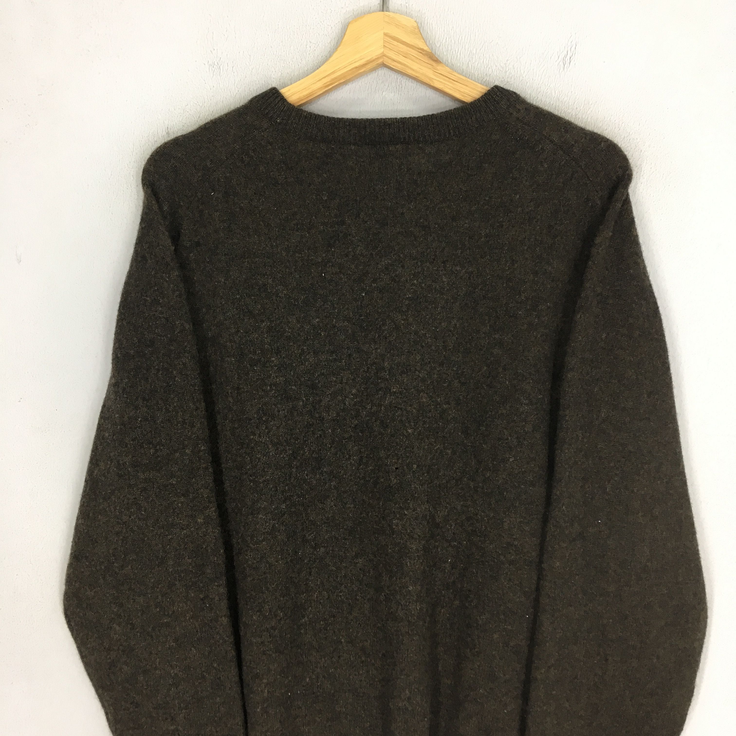 Lacoste Vintage Lacoste Cable Knitted Wool Sweater Size US M / EU 48-50 / 2 - 6 Thumbnail