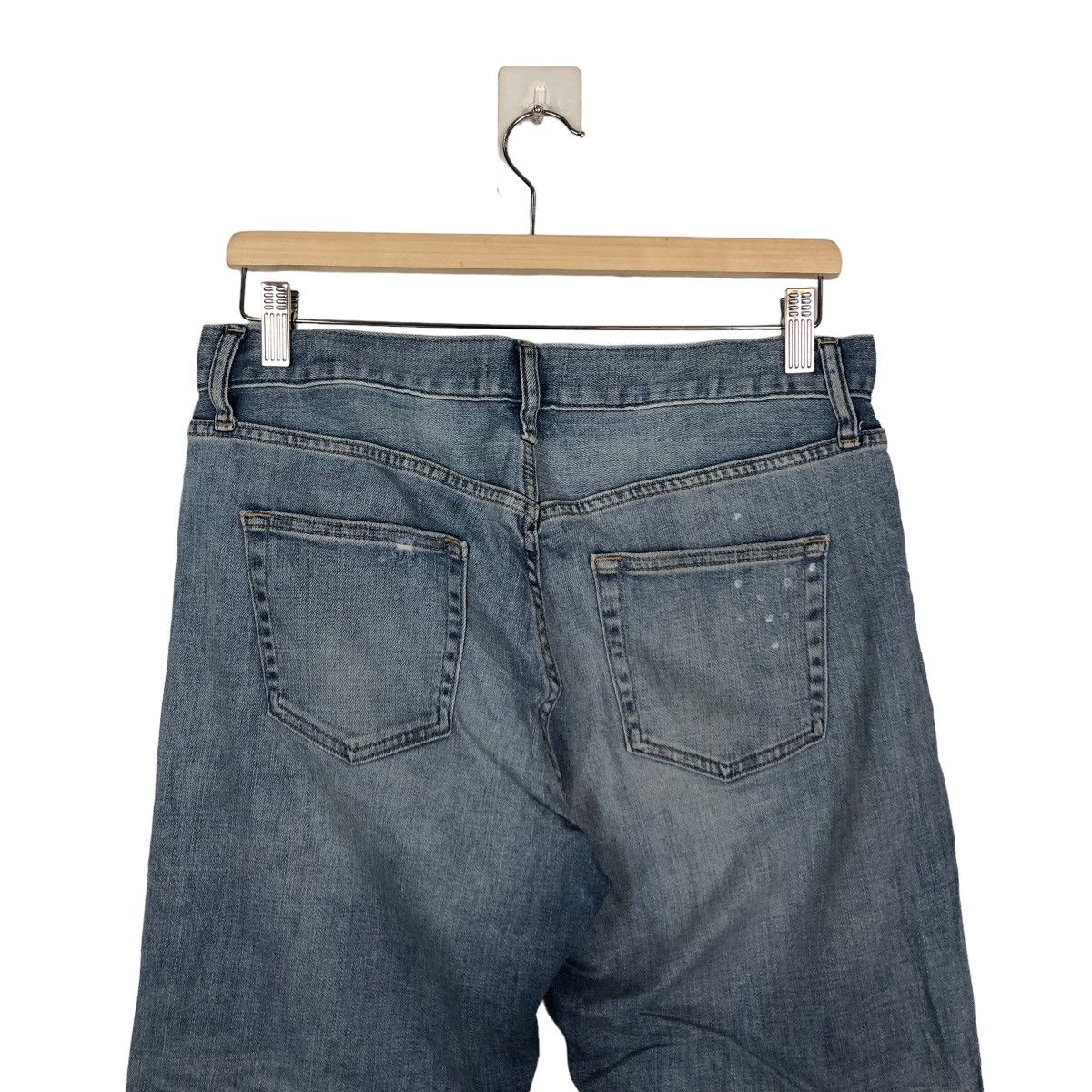 Japanese Brand 🔥RARE STRAIGHT CUT DISTRESSED DENIM JEANS UNIQLO JAPAN Size US 30 / EU 46 - 7 Thumbnail