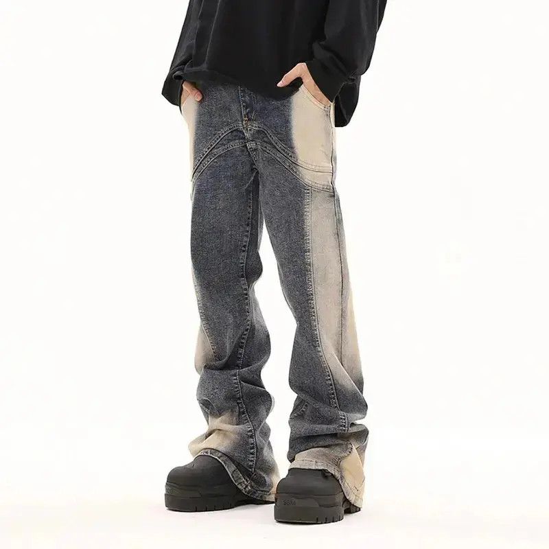 Japanese Brand Casual Flared Baggy Jeans Size US 32 / EU 48 - 1 Thumbnail
