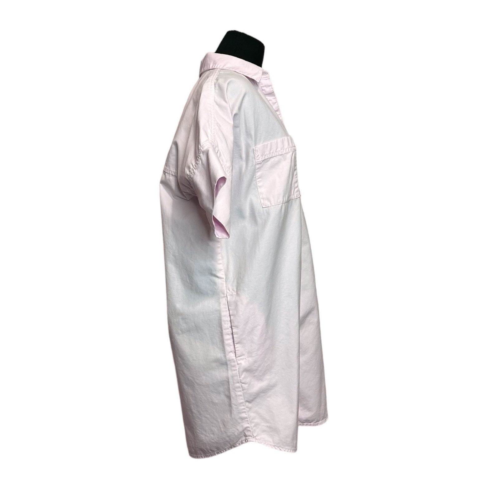 Madewell Madewell pink buttoned shirt mini dress size small Size S / US 4 / IT 40 - 11 Thumbnail