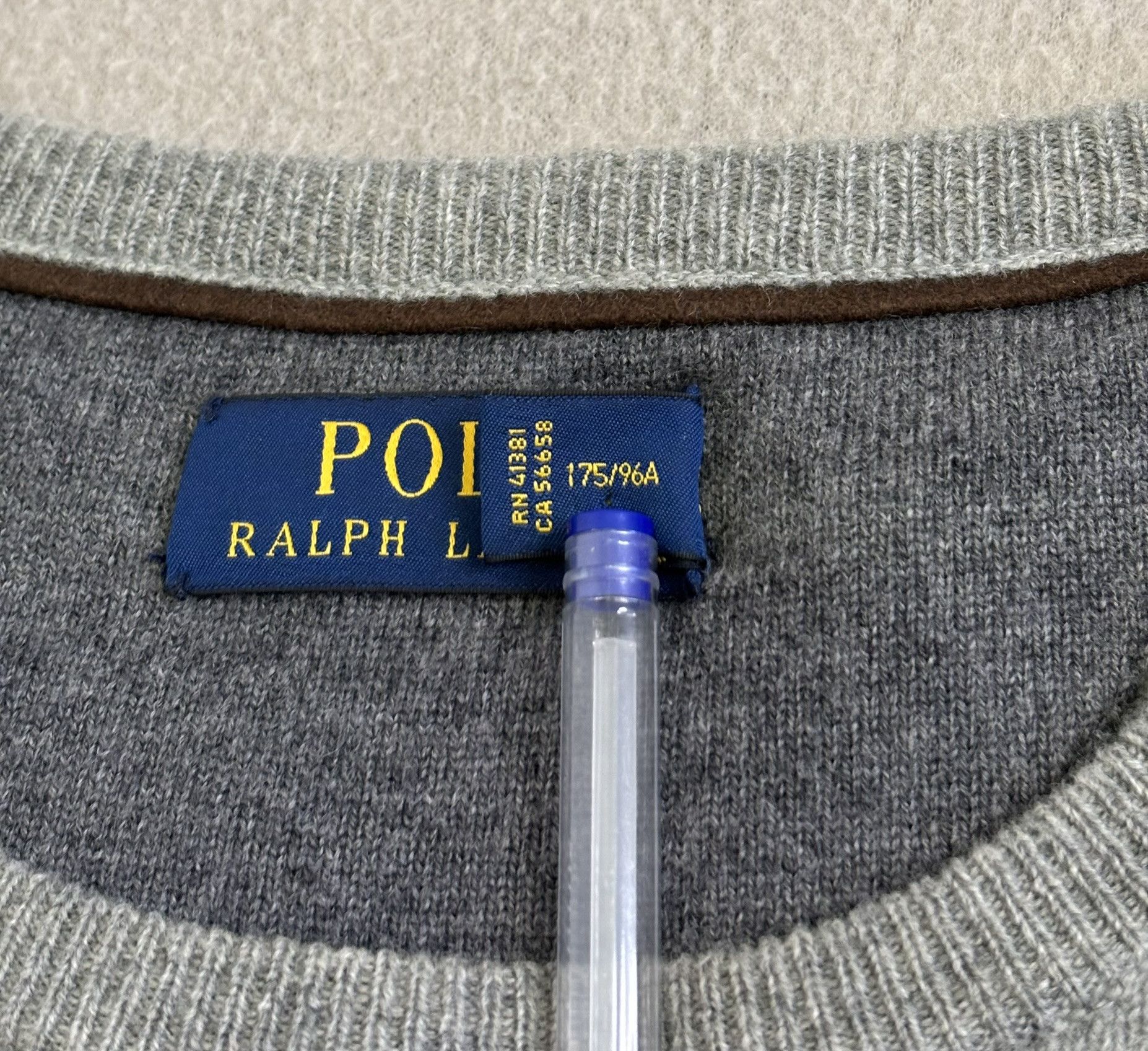 Polo Ralph Lauren Polo Ralph Lauren 100% Wool Gray Sweater Medium Size US M / EU 48-50 / 2 - 16 Thumbnail