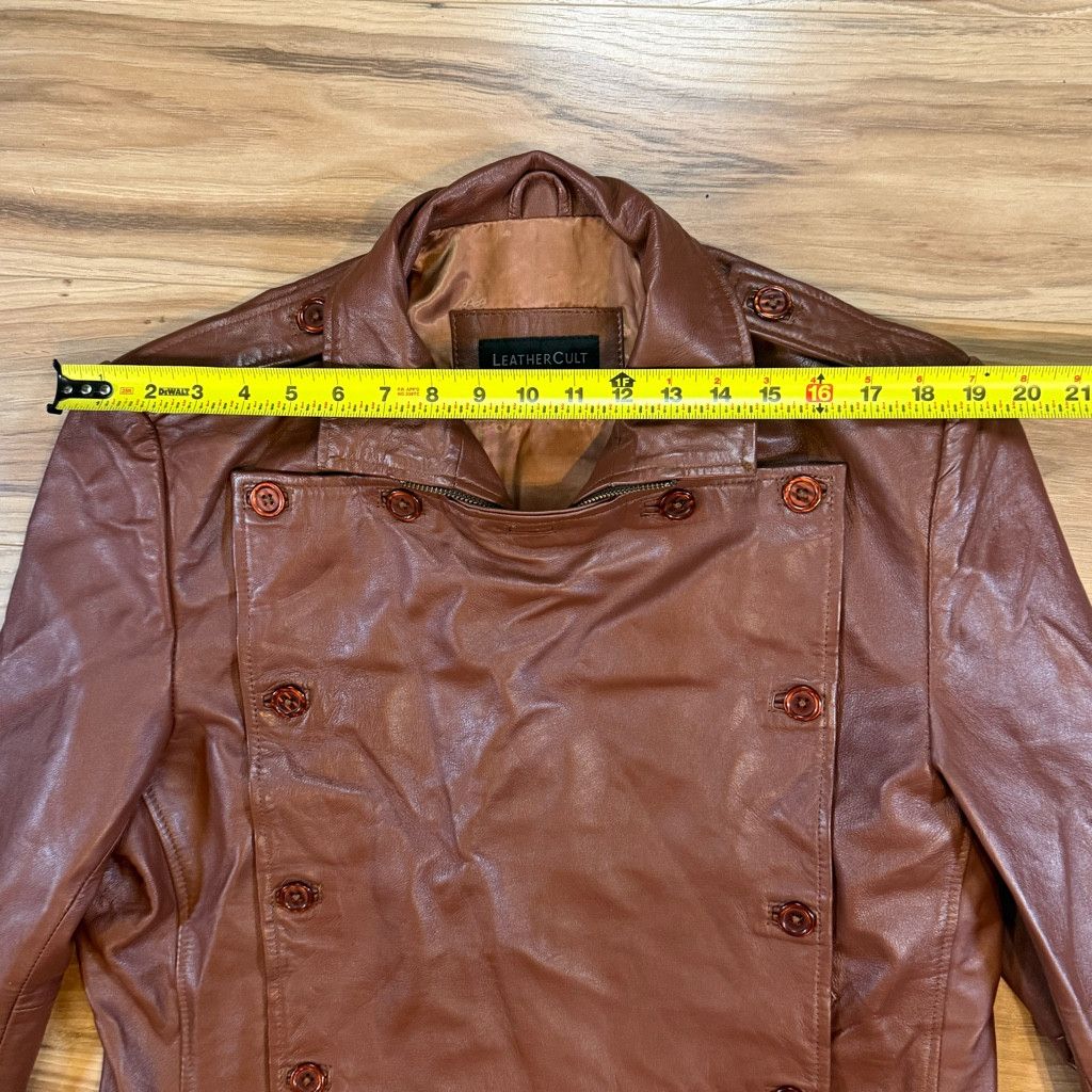Branded Leather Women’s Leathercult Custom Brown Leather Jacket Size S Size XL / US 12-14 / IT 48-50 - 5 Thumbnail