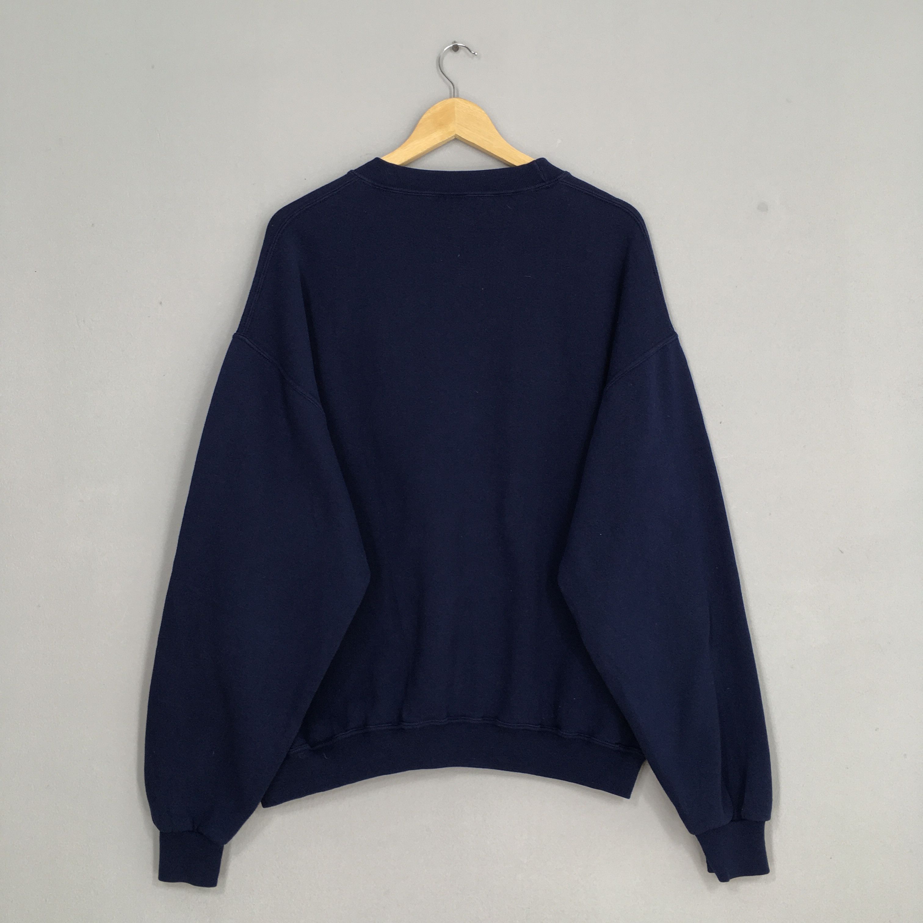 Jerzees Vintage Y2K United States Navy Blue Sweatshirt XLarge Size US XL / EU 56 / 4 - 5 Thumbnail
