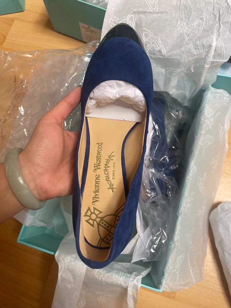 Vivienne Westwood vivienne westwood Cowhide velvet leather high heels for co Size US 6.5 / IT 36.5 - 3 Thumbnail