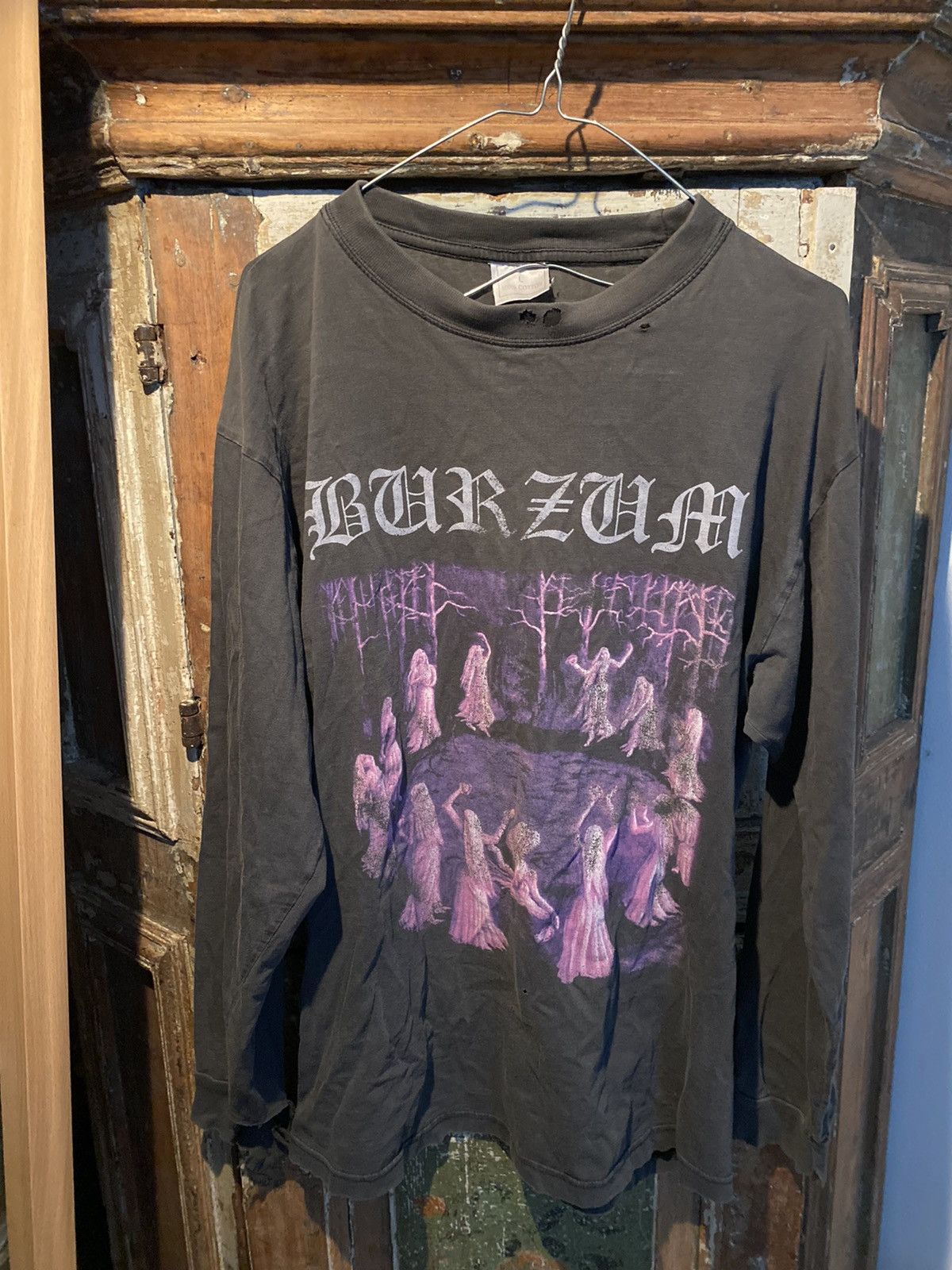 image of Vintage Burzum Daudi Baldrs OG 90's Longsleeve in Black, Men's (Size Large)