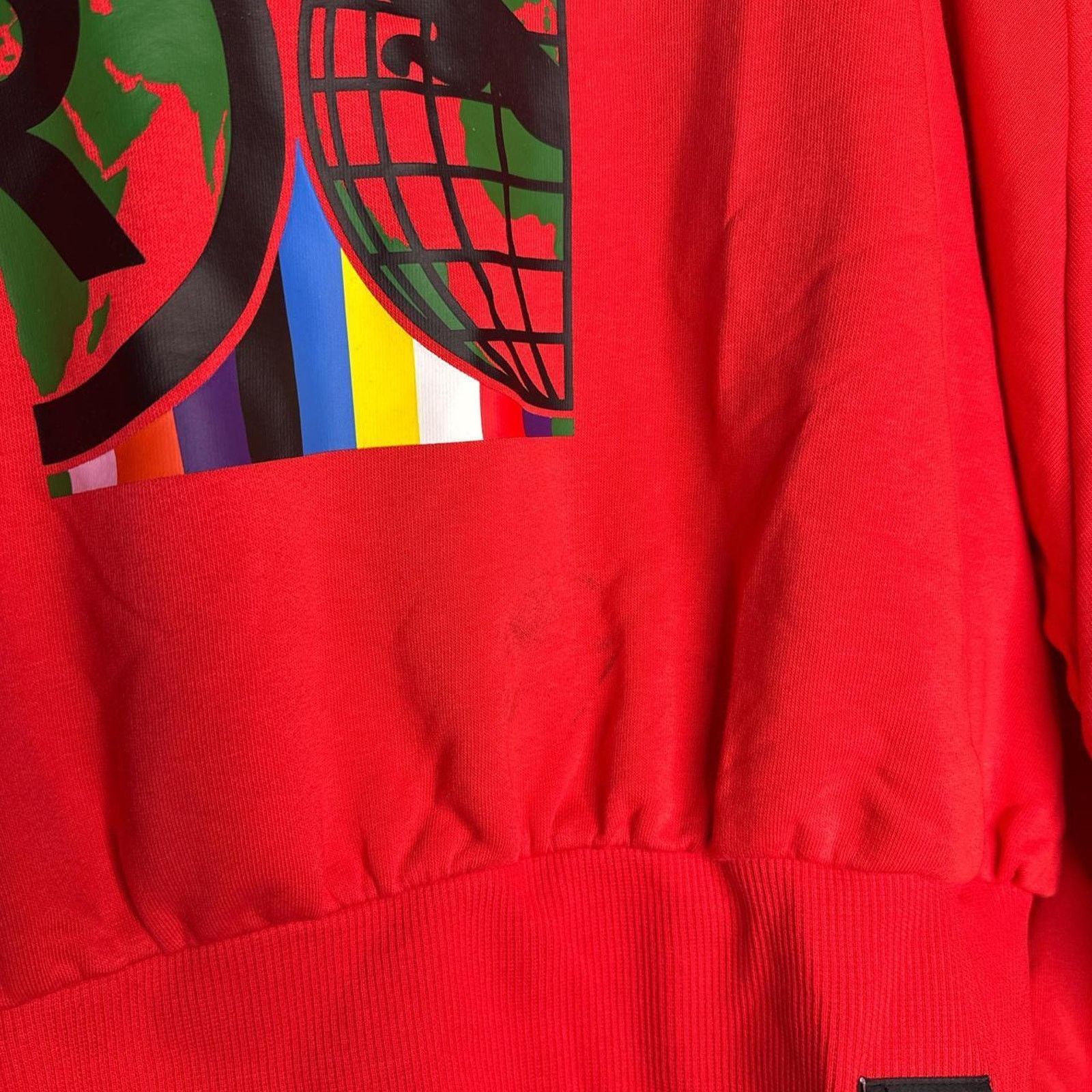 Puma Womens red puma cropped hoodie Size XL / US 12-14 / IT 48-50 - 4 Thumbnail