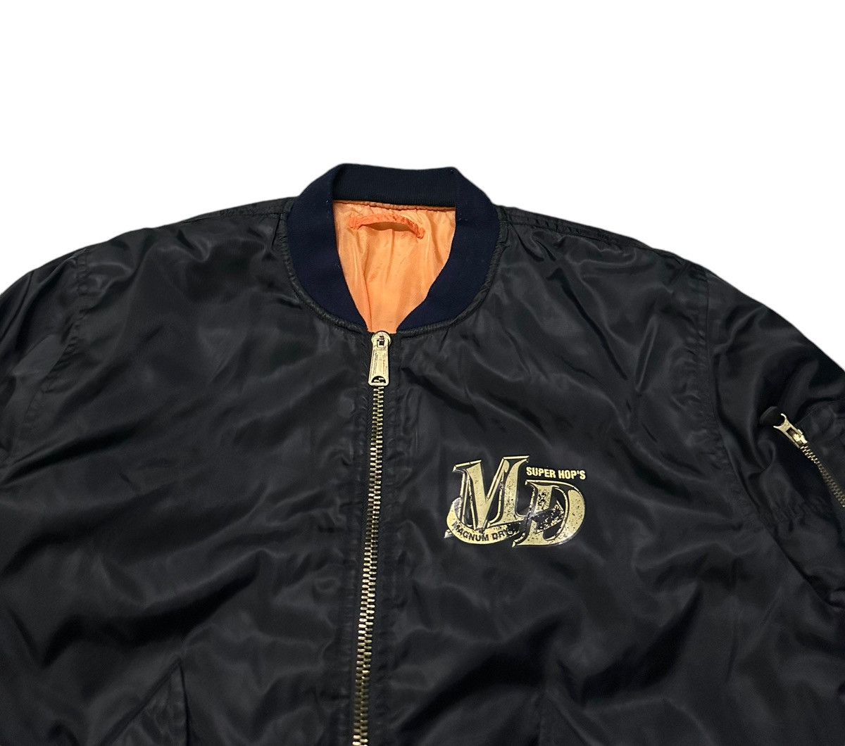 Japanese Brand Super hop magnum dry reversible bomber jacket Size US L / EU 52-54 / 3 - 2 Thumbnail