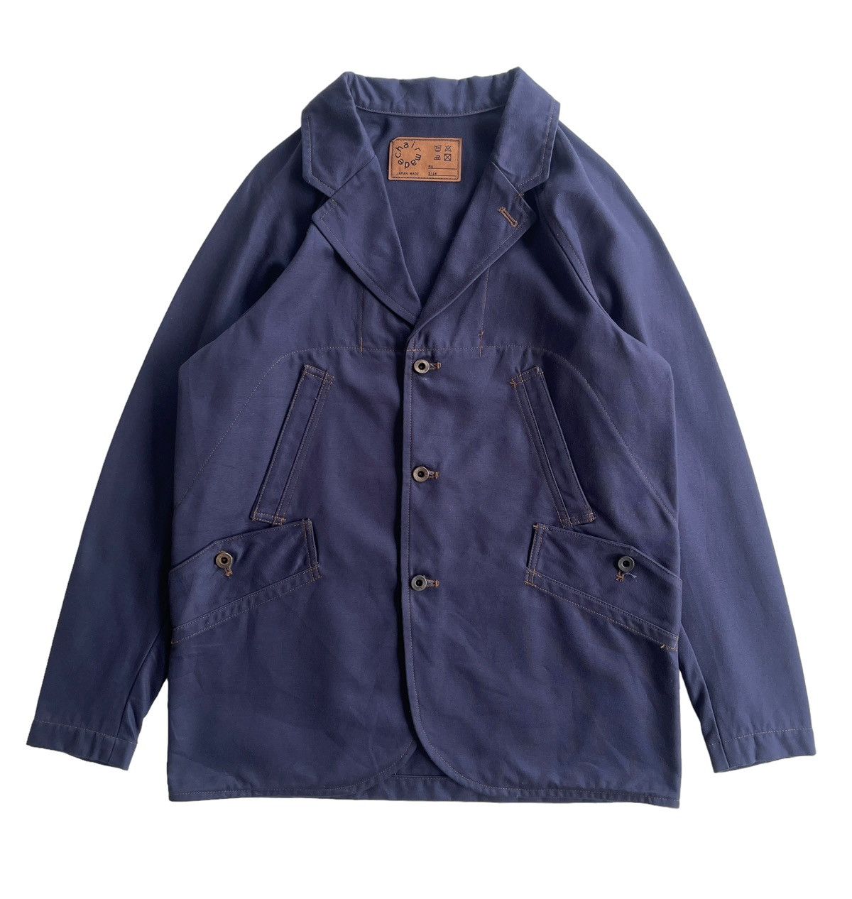 Japanese Brand Vintage 70s Chairmade Japan Worker Chore Jacket Size US M / EU 48-50 / 2 - 2 Thumbnail