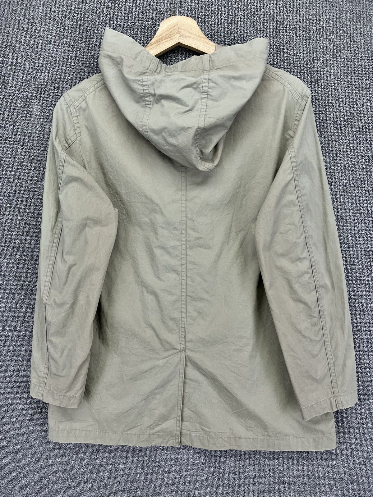 Danton Vintage Danton Vetement Hooded Button Up Light Jacket Size XS / US 0-2 / IT 36-38 - 10 Thumbnail