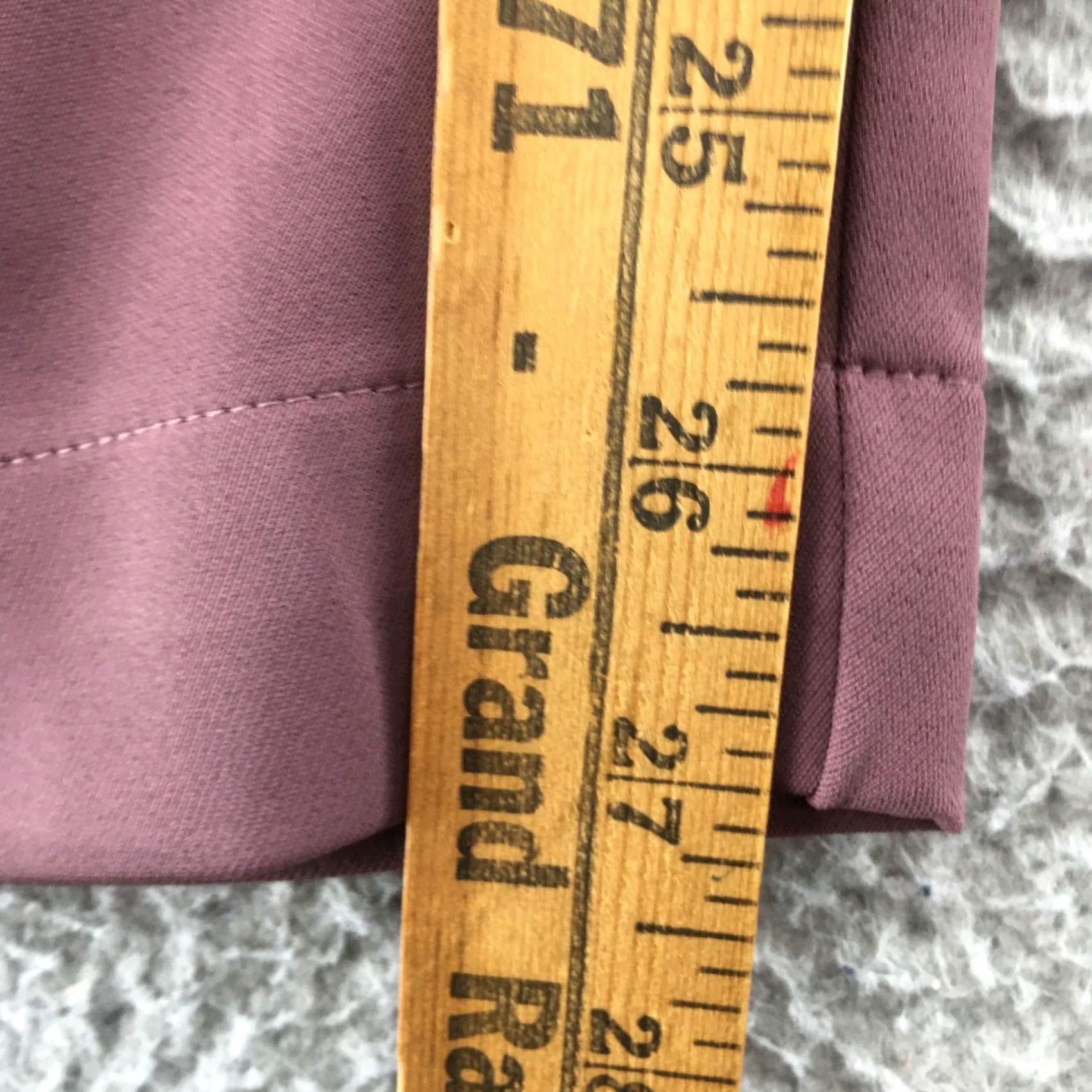 Vintage A New Day Pants Cropped Womens XXL Purple High Rise Pleated Front NEW Size 40" / US 18 - 6 Thumbnail