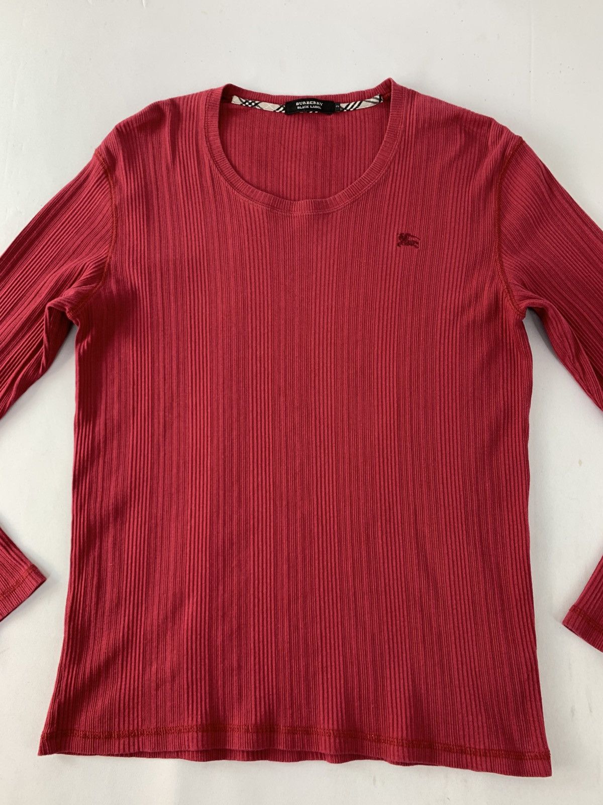 Burberry Hype Burberry Black Label Longsleeve Small Logo Tee Tshirt Size US S / EU 44-46 / 1 - 3 Thumbnail