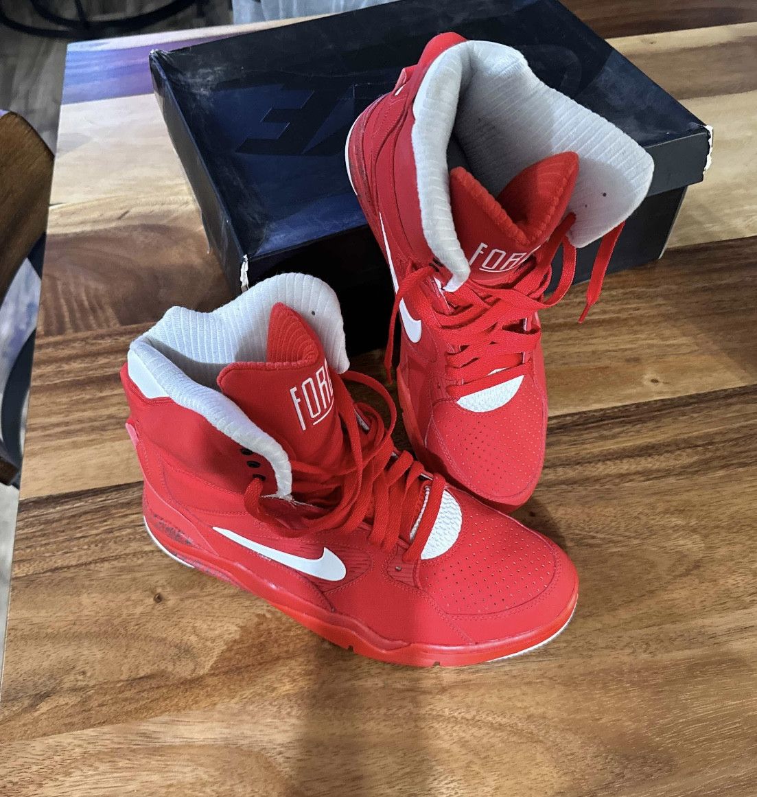 Nike Nike Air Command Force ‘University Red’ Size US 10.5 / EU 43-44 - 2 Thumbnail
