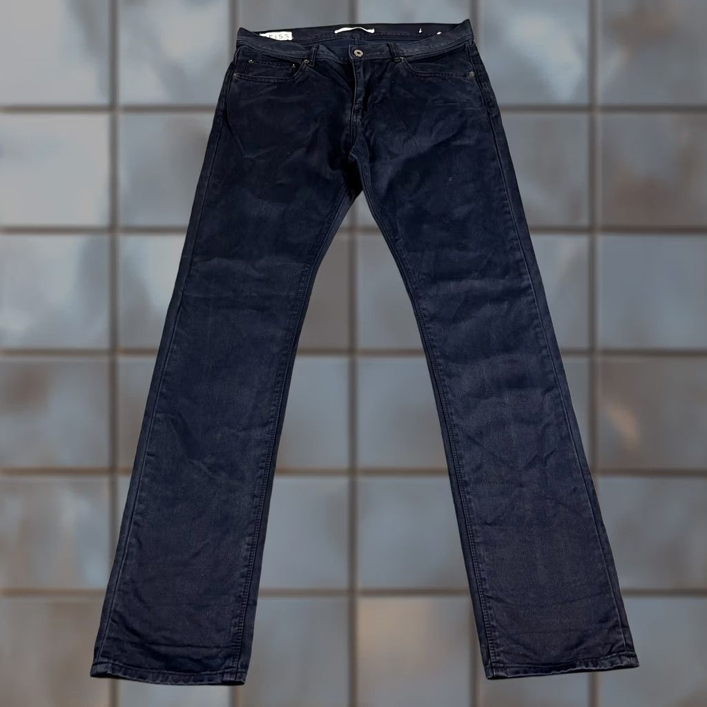 Reiss Reiss Drake Jeans Slim Tapered 32 Dark Blue 100% Cotton Zip Fly Denim Men Jeans Slim 32 Size US 32 / EU 48 - 1 Thumbnail