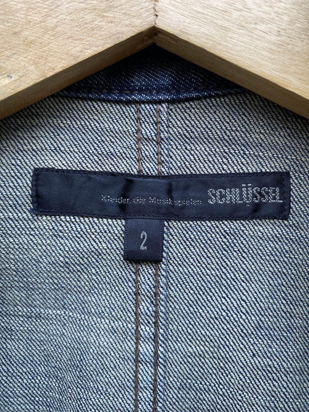 Le Grande Bleu (L.G.B.) 2000s Rare Schlussel Japan Denim Jacket Size US M / EU 48-50 / 2 - 6 Thumbnail