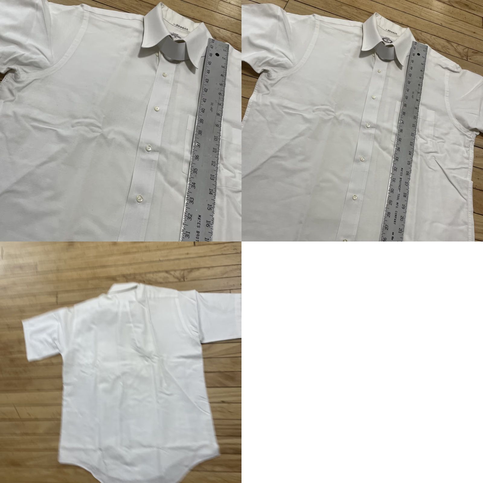 Arrow VINTAGE Arrow paddock club Men Shirt White 16.5 34 USA Short Sleeve Button-Up Collared Pocketed Oxford Cotton Regular 100% Cotton Mens Size US M / EU 48-50 / 2 - 11 Thumbnail
