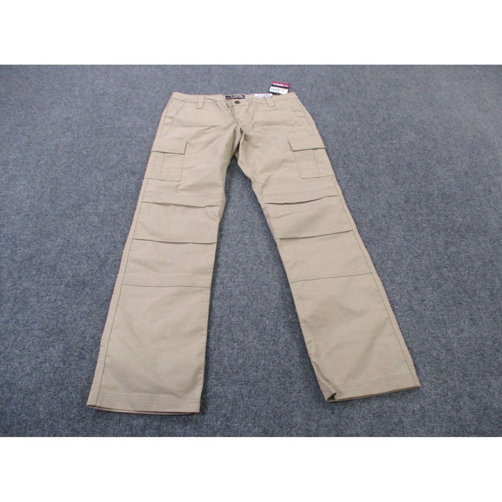 Vintage LAPG Pants Women 12 Tall Cargo Utility Work Stretch Ops Tactical Tech Gear Beige NEW Size 25" / US 0 / IT 36 - 2 Thumbnail